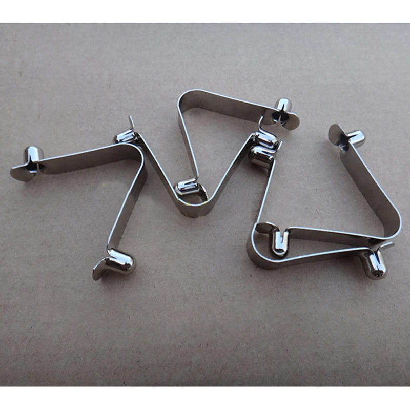 Metal Buckle 5/6/8/9/10mm Double Bead V-Shaped Shrapnel Positioning Marbles Elastic Steel Sheet Positioning Bead Spring