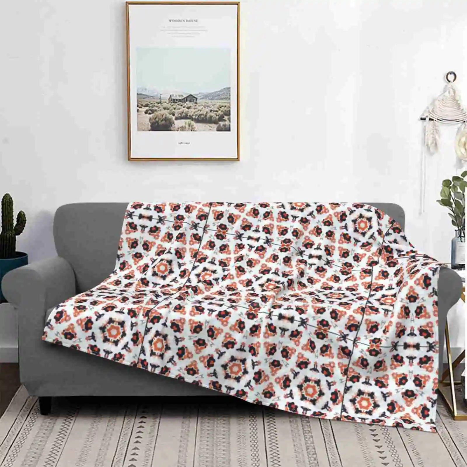 Untitled Low Price New Print Novelty Fashion Soft Blanket Abstract Fractals