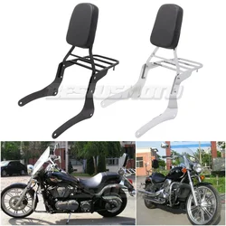 Motorcycle Detachable Passenger Backrest Sissy Bar Luggage Rack For Kawasaki Vulcan VN 900 VN900 Custom Classic 1996-2023