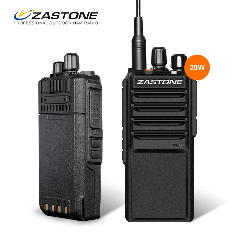 2021 New Zastone L2000 20W Walkie Talkie Uhf Two Way Radio Ham Radio 4000mAh high-power Walkie-Talkie 20km