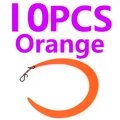 10 piezas de color naranja