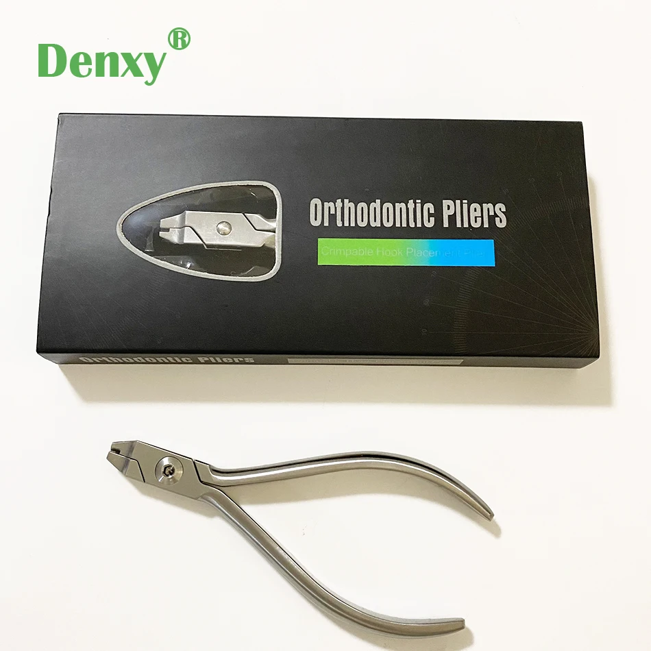 Dental Orthodontic Crimpable Hook Placement Pliers Hook Clamp Forceps orthodontic crimpable ball hook pliers High quality tool