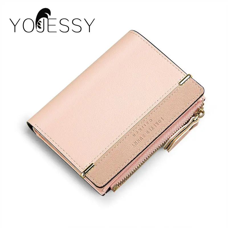 

YOJESSY Women Short Wallet Female Wallets Clutch Lady Purse Zipper Coin Pocket Card Holder Ladies Purse