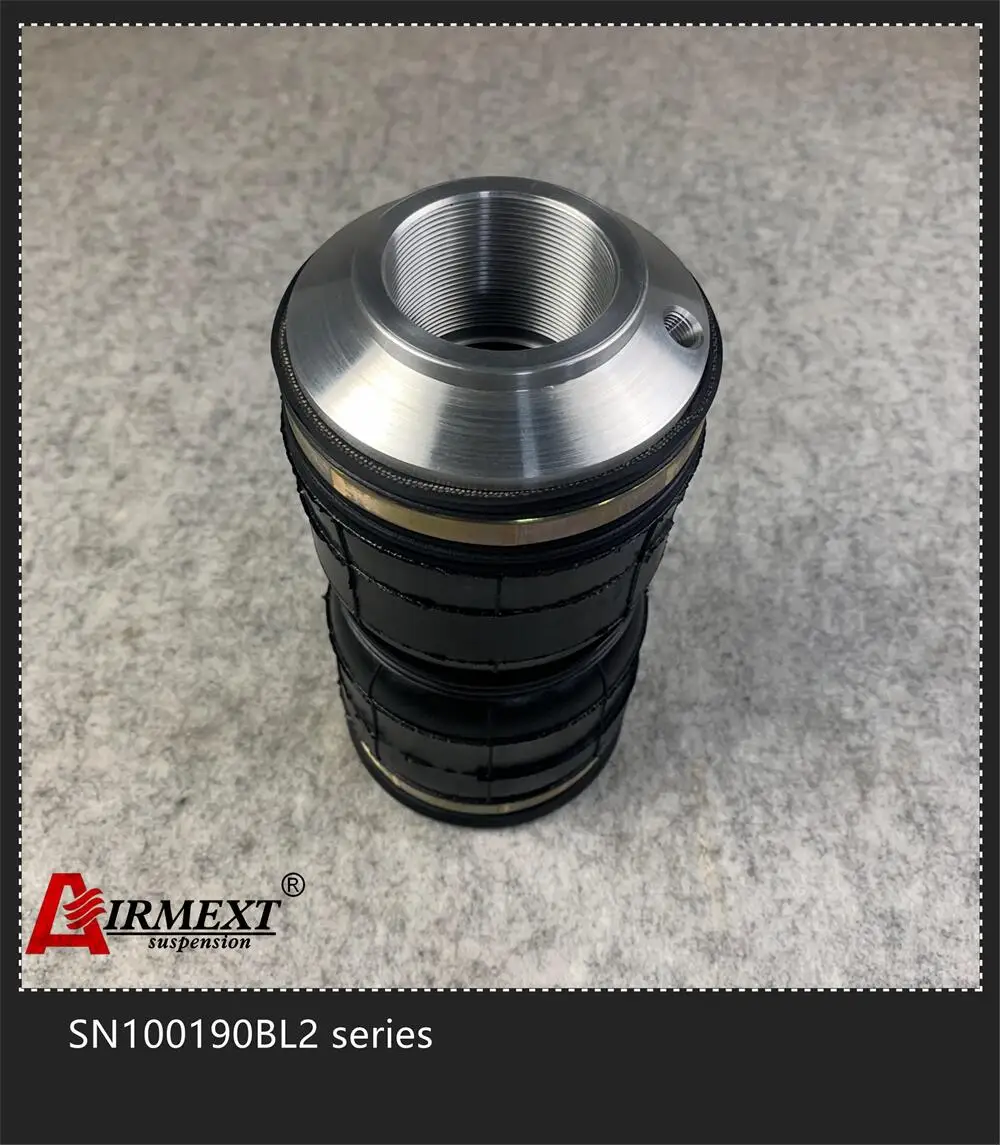 SN100190BL2-ISC1/Fit ISC coilover (Thread pitch M52*2-49)Air suspension Double convolute rubber/airbag shock absorber