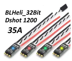 HAKRC 35A F35A BLHeli_32 Dshot1200 2-5S Brushless speed ESC Built-in LED for F3 F4 F405 F7 FC RC FPV Racing Freestyle Drone DIY