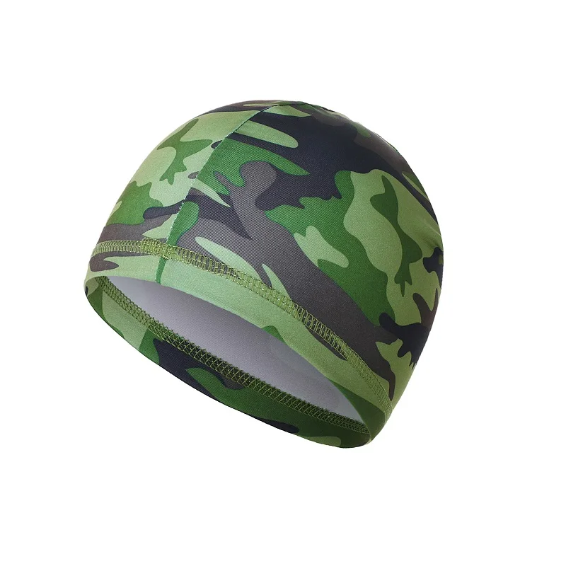 

Fashion Adults Summer Ice Silk Quick Dry Hats Windproof Breathable Camo Helmet Liner For Riding Cap