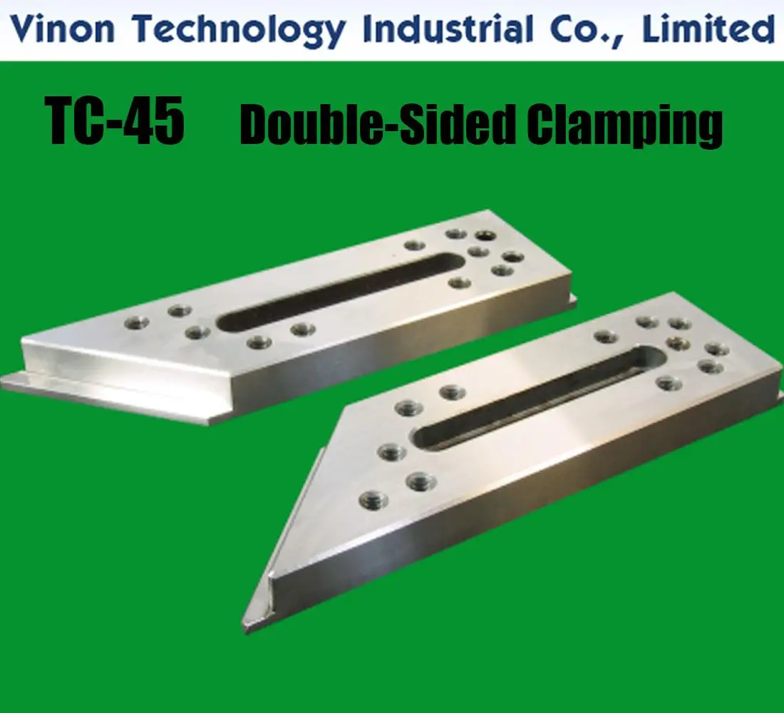 (2pcs pack) TC-065 Double-sided Clamping Parts 65x120x15+5mm, Stainless Steel High quality tooling for all Wire EDM machines