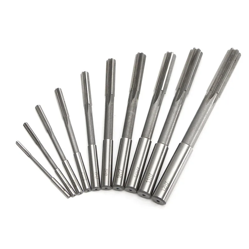 3–12 mm HSS-Maschinenreibahlen-Set, H7, gerader Schaft, Fräsen, Spannreibahle für Metall, Stahl, Aluminium – Detail 12