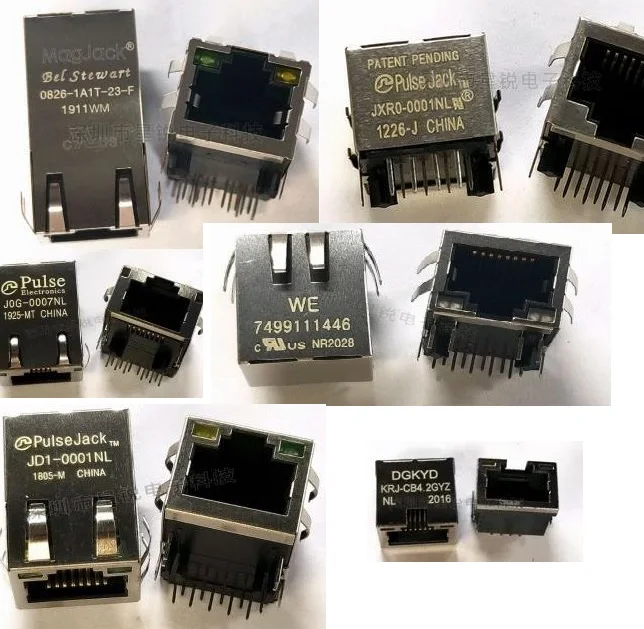 1PCS RJ45 Network port connector   0826-1A1T-23-F     JD1-0001NL       08B0-1XT-06-F    JK0-0161NL    J1026F01NL