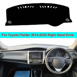 Car Inner Dashboard Cover Dash mat Carpet Cushion Sun Shade DashMat For Toyota Fielder 2014 2015 2016 2017 2018 2019 2020