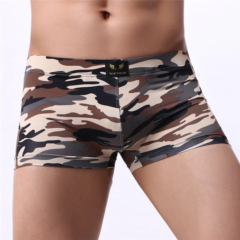 Long Boxers Mens Boxer Shorts Men Underwear Camouflage Brand for Mens Underware Boxers Sexy Boxershorts Underpants Under Wear