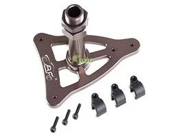 Alloy CNC Spare Tyres Tire Carrier Mount Set Fit for 1/5 HPI ROVAN KM BAJA 5B 5T 5SC SS Losi 5ive T ROVAN LT King Motor X2