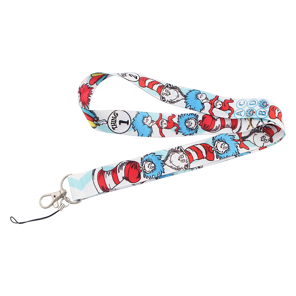 LX482 In EINE Hut Lanyard Karte Abdeckung Lanyard Neck Strap Seil Für Mobile Handy ID Karte Abzeichen Halter Mit schlüsselbund Schlüsselbund