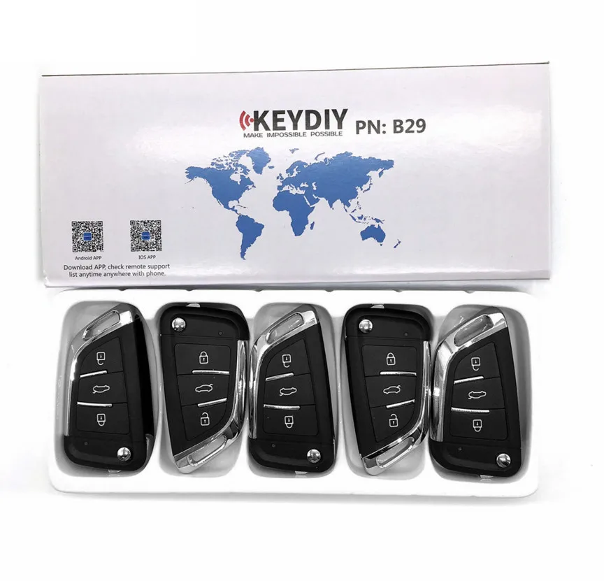 new model universal 3 button remote key KD B29 Remote Control Key for KD300  KD900 URG200 to produce any model remote for keidiy