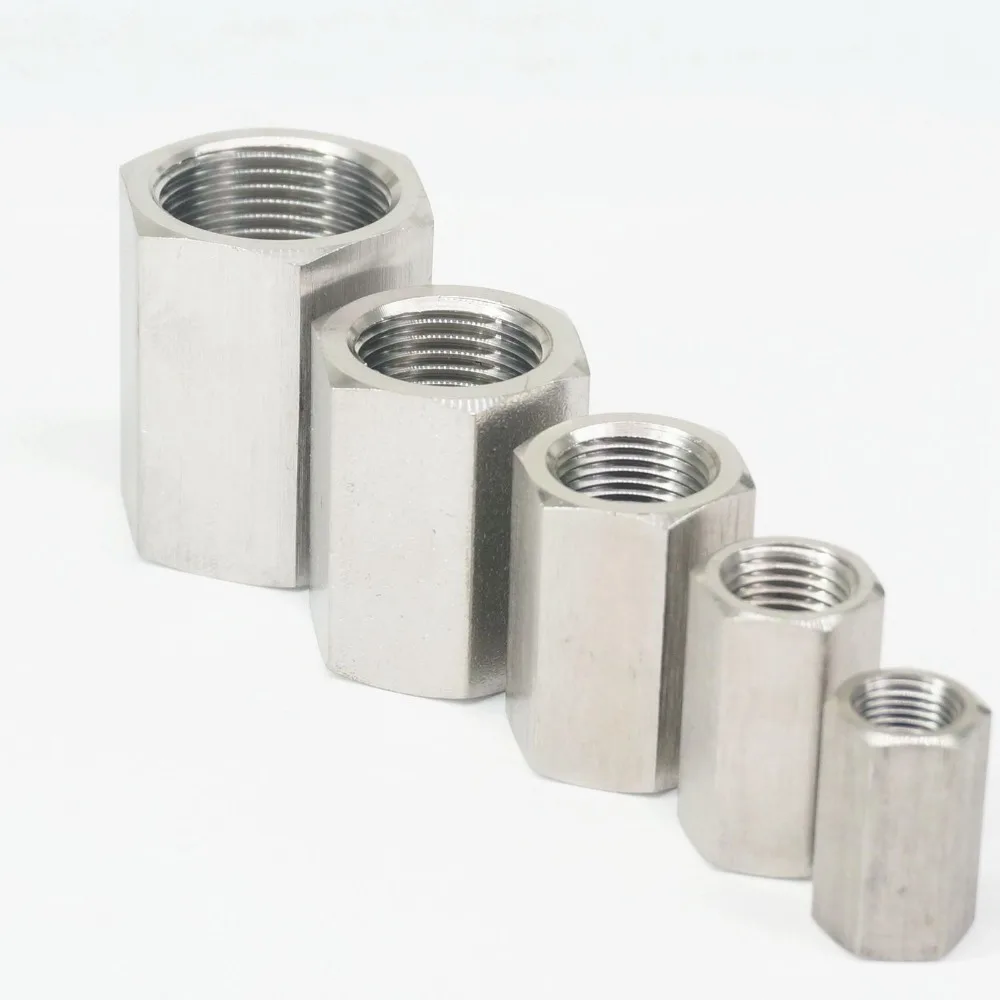 1/8 "1/4" 3/8 "1/2" 3/4 "1" BSP Weibliche 304 Edelstahl Hex Mutter Stange rohr Fittings Adapter Max Druck 2,5 Mpa – Detail 2