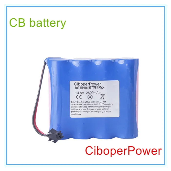 

Manufacturers sales ECG battery Replacement For 2600mAH Electrocardiogram machine battery for ML1500 ML1100