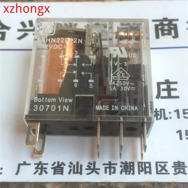 Relé Ahn22012n 12VDC ahn22012n