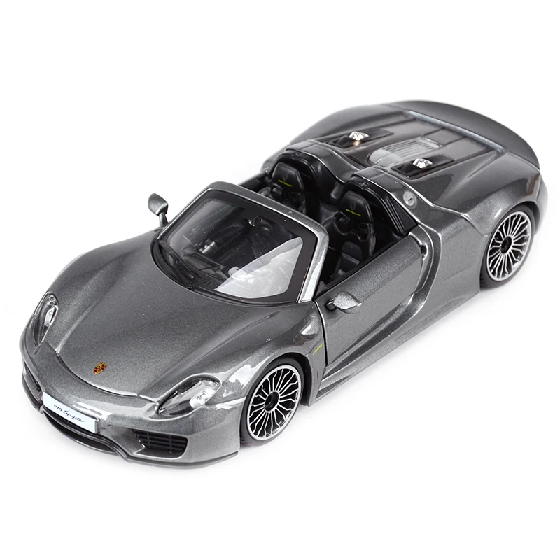 Bburago 1:24 Porsche 918 Spyder Sports Car Static Die Cast Vehicles Collectible Model Car Toys