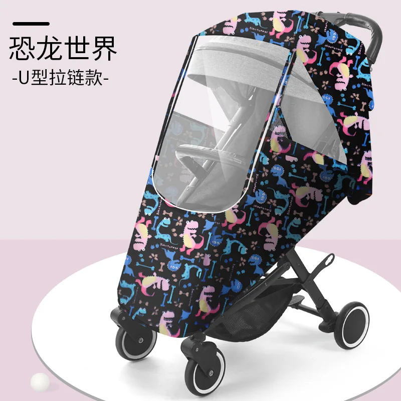 Baby Universal Waterproof Winter Thicken Rain Cover Wind Dust Shield Full Raincoat for Baby Stroller Accessories Pushchairs