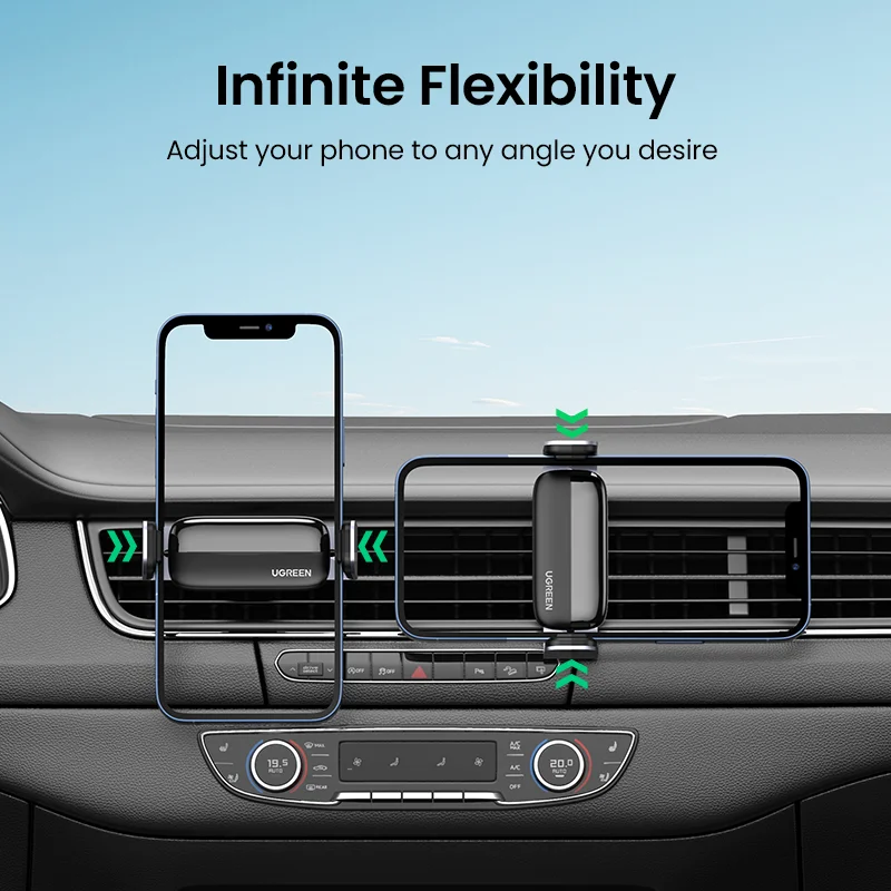 UGREEN Car Phone Holder Stand Air Vent Car Phone Stand For iPhone Xiaomi Cell Phone Holder In Car For iPhone 15 14 13 12 Samsung