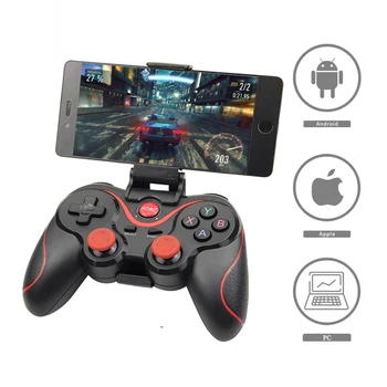 X3/T3 Wireless Gamepad Wireless Joystick Spiel Controller bluetooth BT 3,0 Joystick Für IOS Andriod Telefon PC Tablet TV box Halter