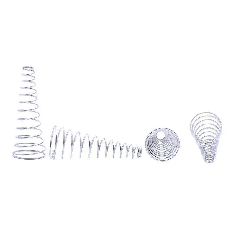 Resorte cónico de acero inoxidable 304, resorte de presión cónico, alambre de torre, 1mm-2mm, 1 unidad