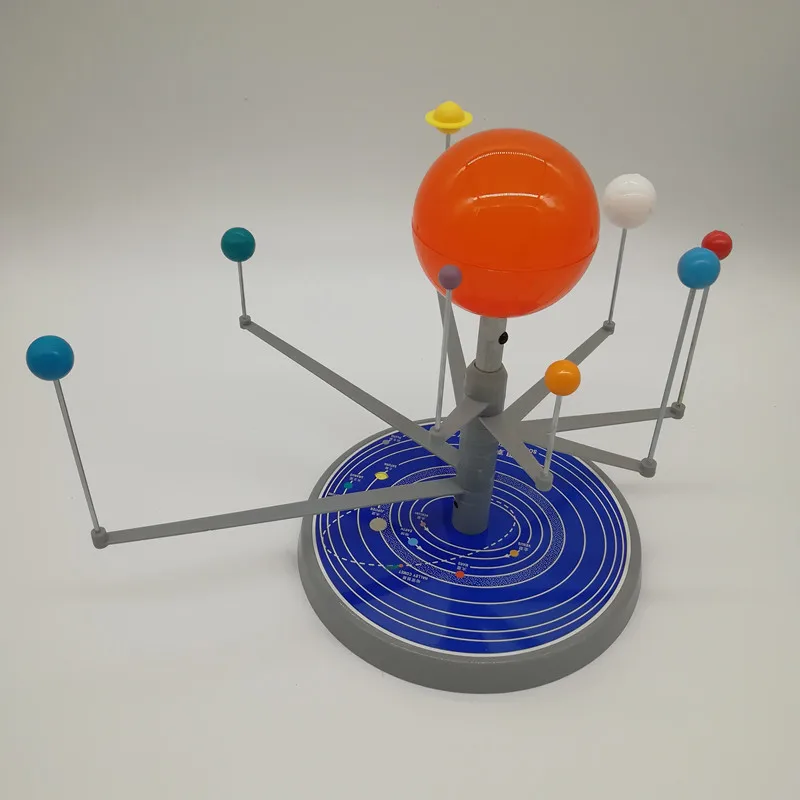 Large Size Astronomical Instrument Luminous Ball DIY Assembly Science Experimental Nine Planets Solar System Model Toys for Kids