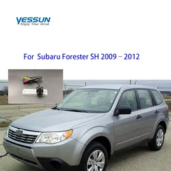 Reverse Camera For Subaru Forester SG SH 2009 2010 2011 2012 HD CCD Rear View Reverse Backup Camera /license plate housing mount