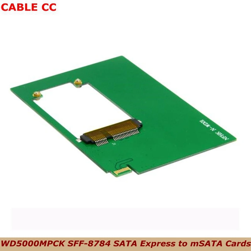 High Quality WD5000MPCK SFF-8784 SATA Express to MSATA Cards PCBA for UltraSlim Hard Disk SSD WD5000M22K WD5000M21K