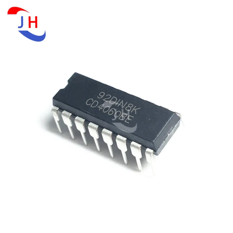 10PCS CD4060 CD4060BE CD4060B Grade 14 Binary Serial Counting DIP16 Direct Plug IC Chips In Large Quantities In Stock