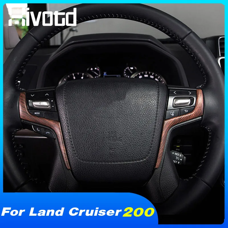 Stuurwiel Trim Frame Cover Interieur Onderdelen Decoratie Auto Styling Accessoires Product Voor Toyota Land Cruiser 200 2020-2019