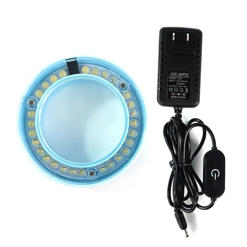 Sorgente luminosa RL-003D del microscopio, sorgente luminosa antipolvere, forte luce di condensa, tocco leggero per accendere la luce, Snap-on