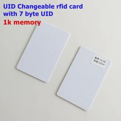 13.56mhz for MIF-S50 S70 NFC Card 0 Block Writable 7 Byte UID Changeable Rewritable 1K 4K RFID Card Chinese Magic Card