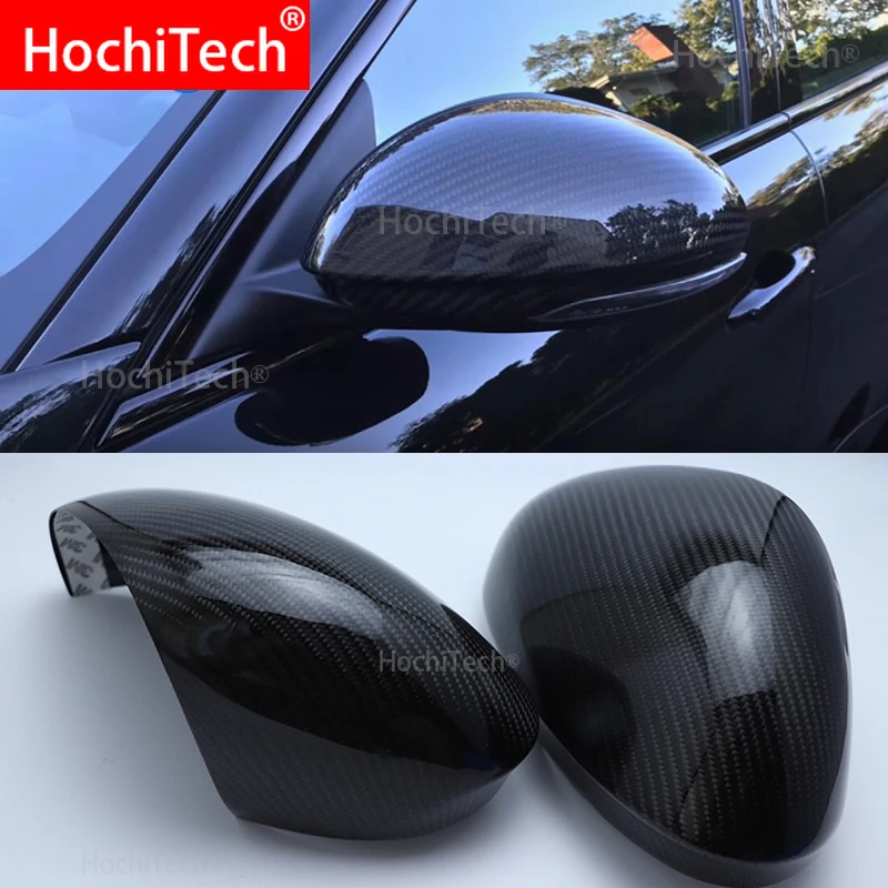 

True carbon fiber mirror mask For Alfa Romeo Giulia 2015 2016 2017 2018 2019 Replacing high quality carbon fiber mirror cover