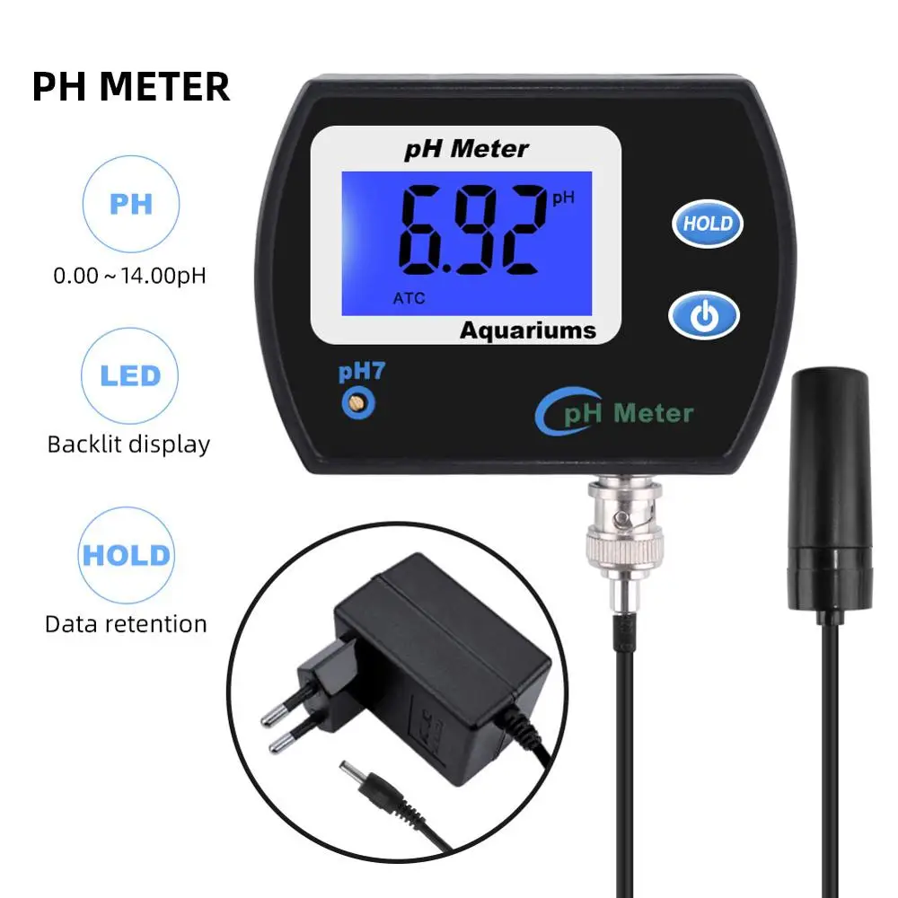 Portable ph-990 PH Meter Digital Water Quality Analyzer with Backlight Pen-Type Meter Tester