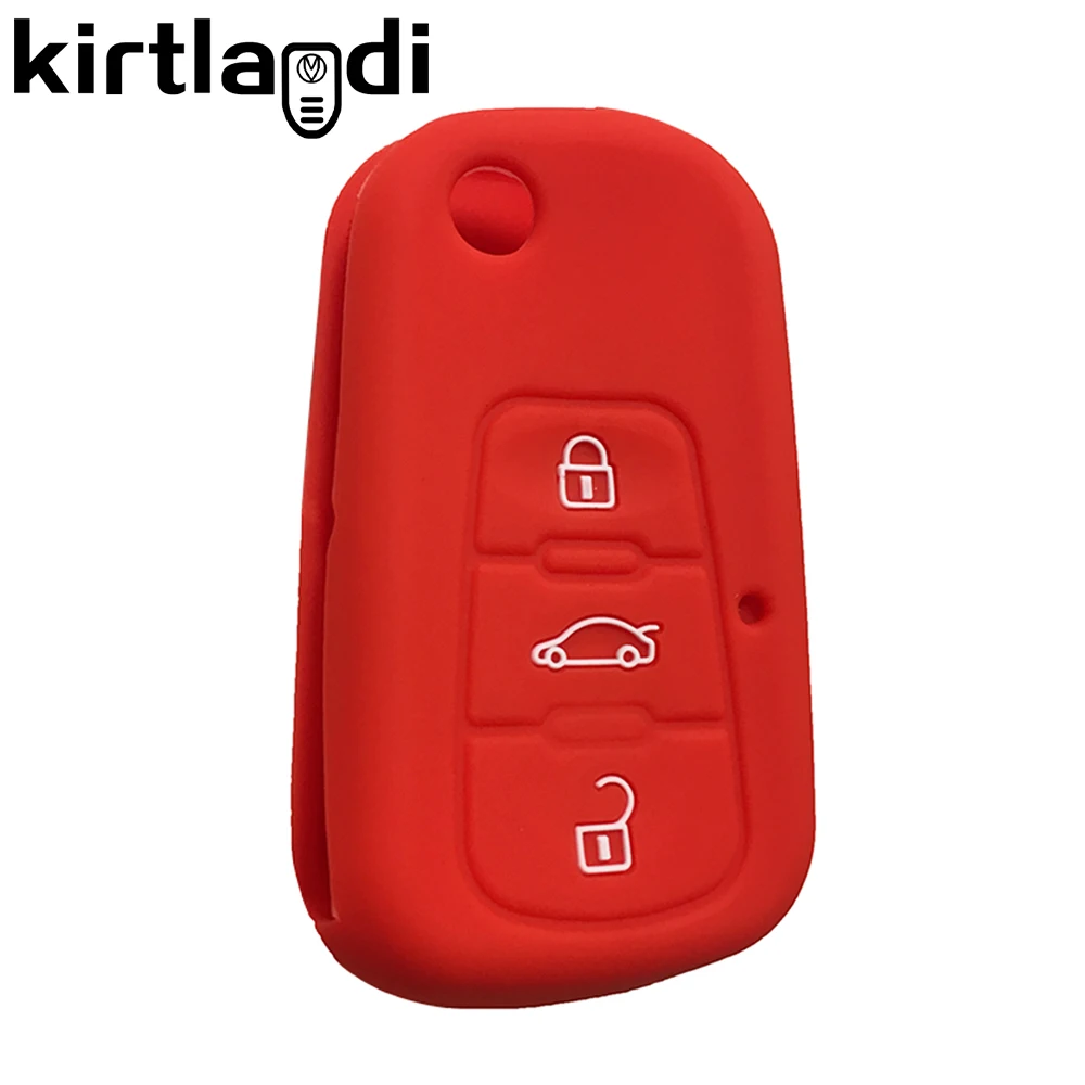 Kirtlandi Silicone Remote Key Holder Case Cover for MG GT 350 MG6 MG3 MG7 MG5 MG 5 6 7 3 Buttons Car Key Cover Shell Accessories