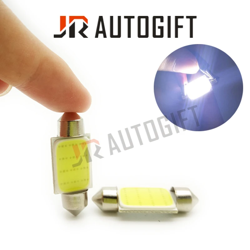 

200x FT 12Chips COB C5W 24V 12V 31/36/39/41mm cob White Car Auto Festoon Dome Interior LED Lights Lamp Map Roof Reading Bulb