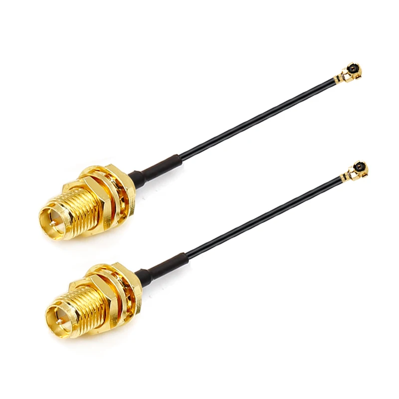 

2Pcs SMA Connector Cable Male to uFL/u.FL/IPX/IPEX to SMA Male pigtail RG1.13 Antenna RF Coax Adapter RPSMA MINI PCIe