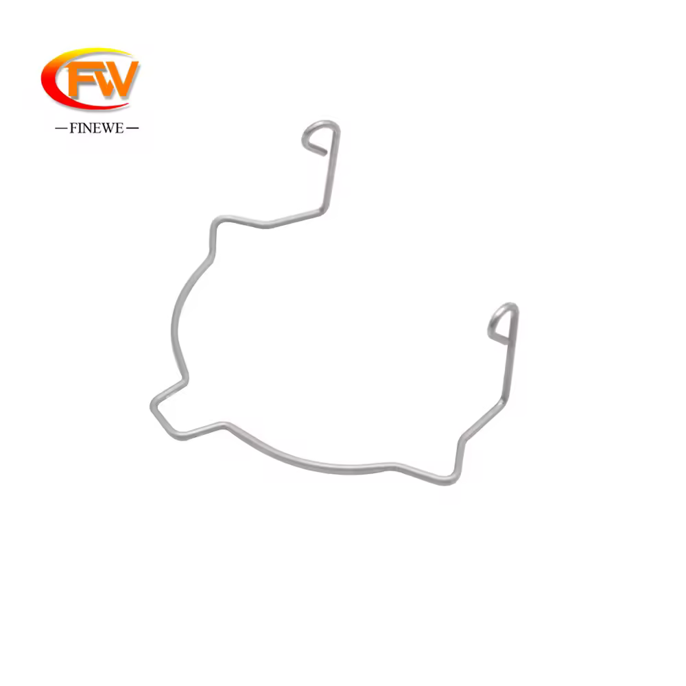 FINEWE 5 יחידות קליפס פנס קדמי מפלדת אל-חלד קליפס קדמי לרכב ניסאן מיקרה 2013