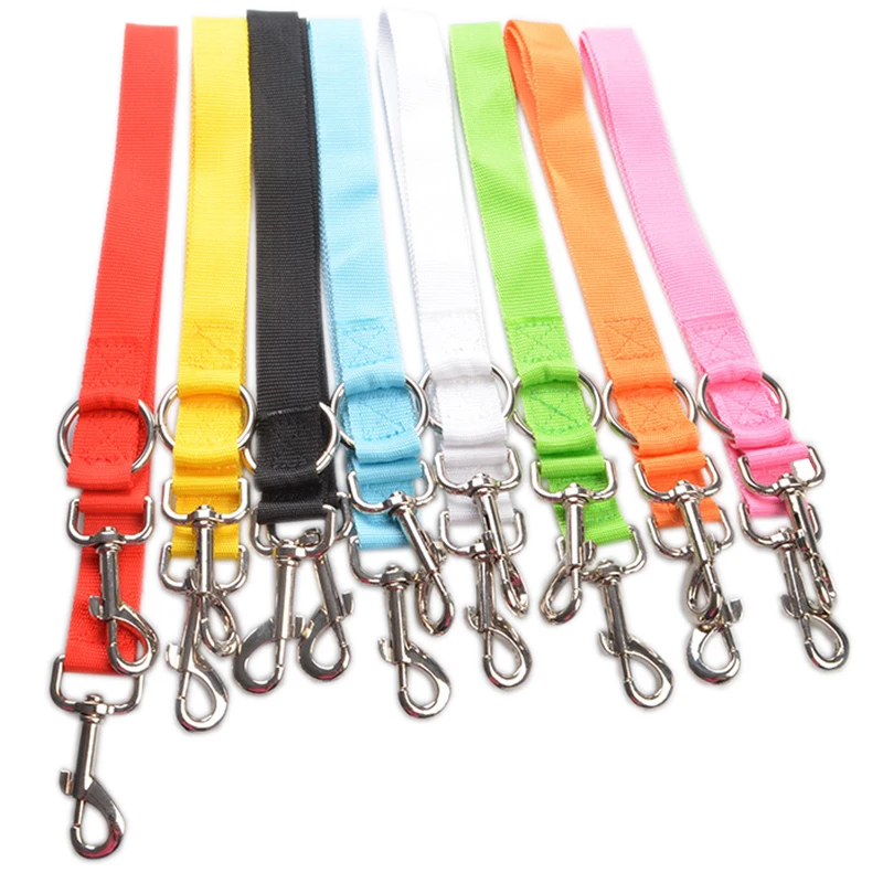 Double Twin Dual Coupler Pet Leash Walk Two Dogs Nylon Leading Puppy Leads Pet Supplies