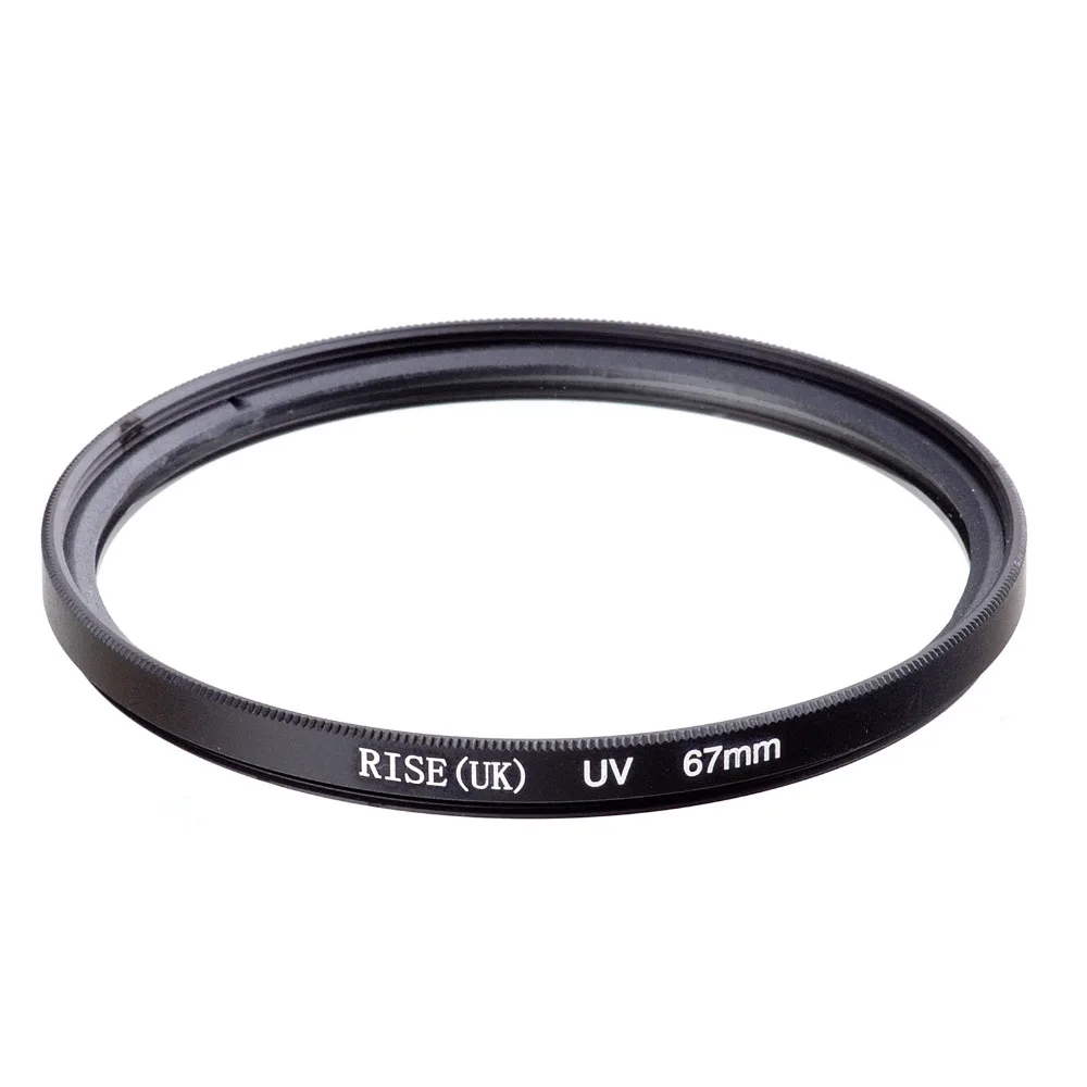 New arrival 10pcs/lot RISE(UK) 67mm Ultra-Violet UV lens Filter Protector for Nikon Canon Sony Pentax Sigma OM