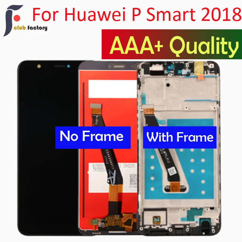 

For Huawei P Smart 2018 Screen LCD Display+Touch Screen Tested New Digitizer Screen Glass Panel Replacement