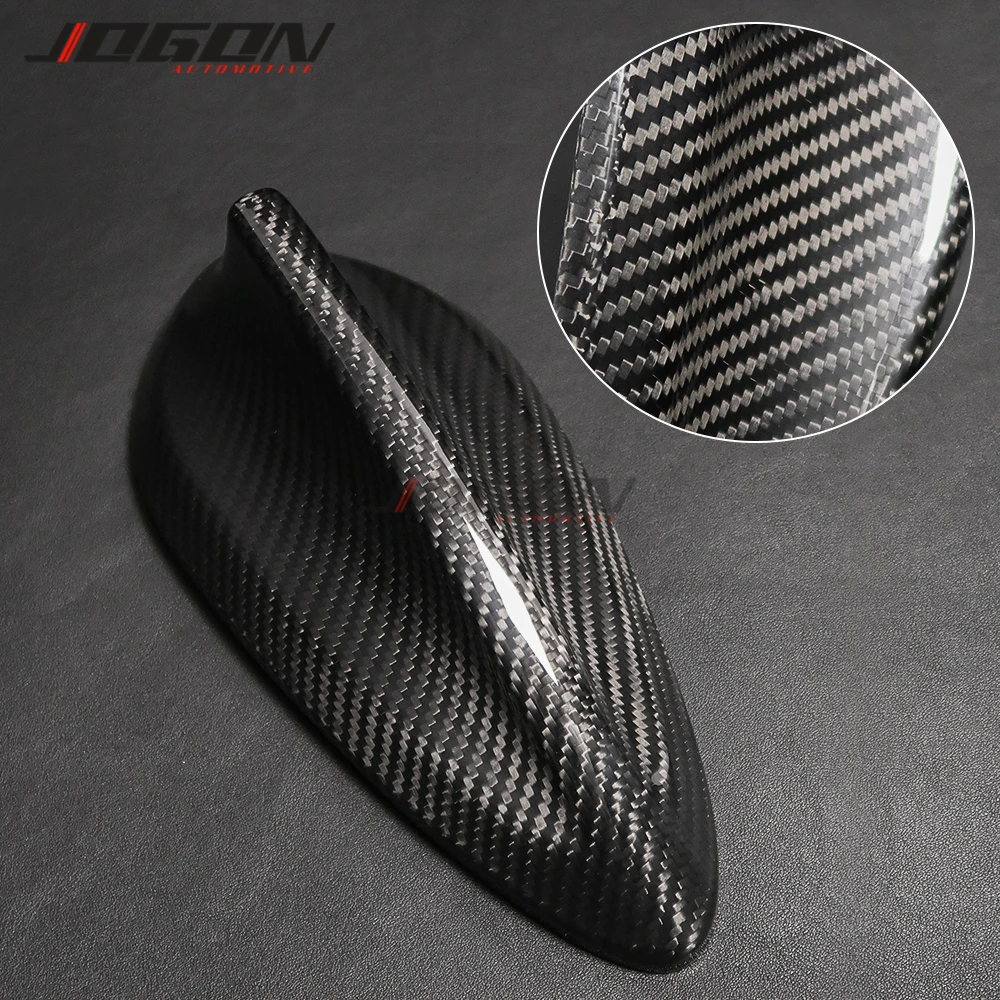 

For BMW 5 Series G30 G38 2017 2018 Carbon Fiber Car Roof Antenna Aerials Stickers Cover Shark Fin Trims Car-Styling