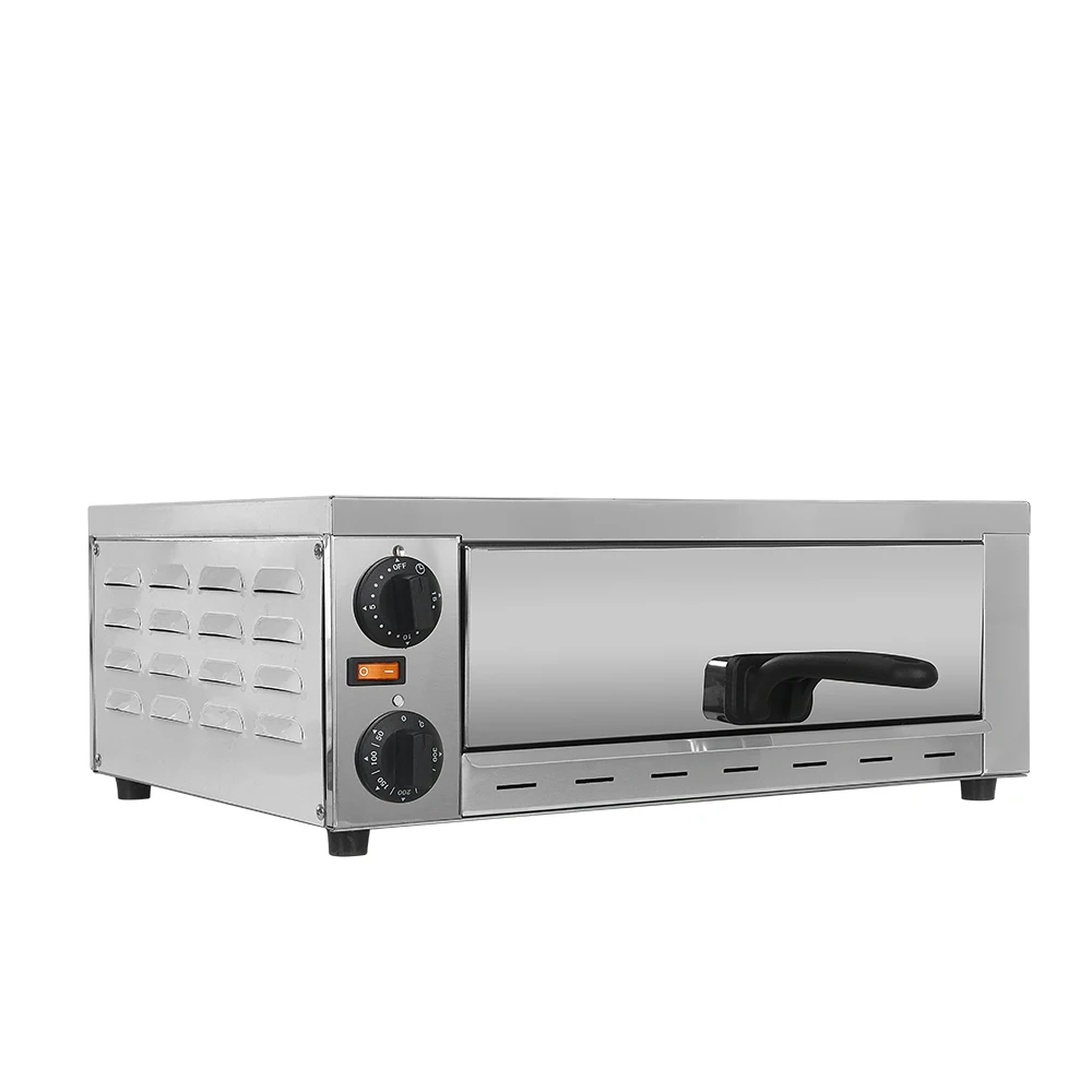 ITOP piec do pizzy 12 \'\'komercyjna kuchnia Euipment 15 minutnik z uchwytem łatwa W obsłudze Mini Pizza 220V 1130W