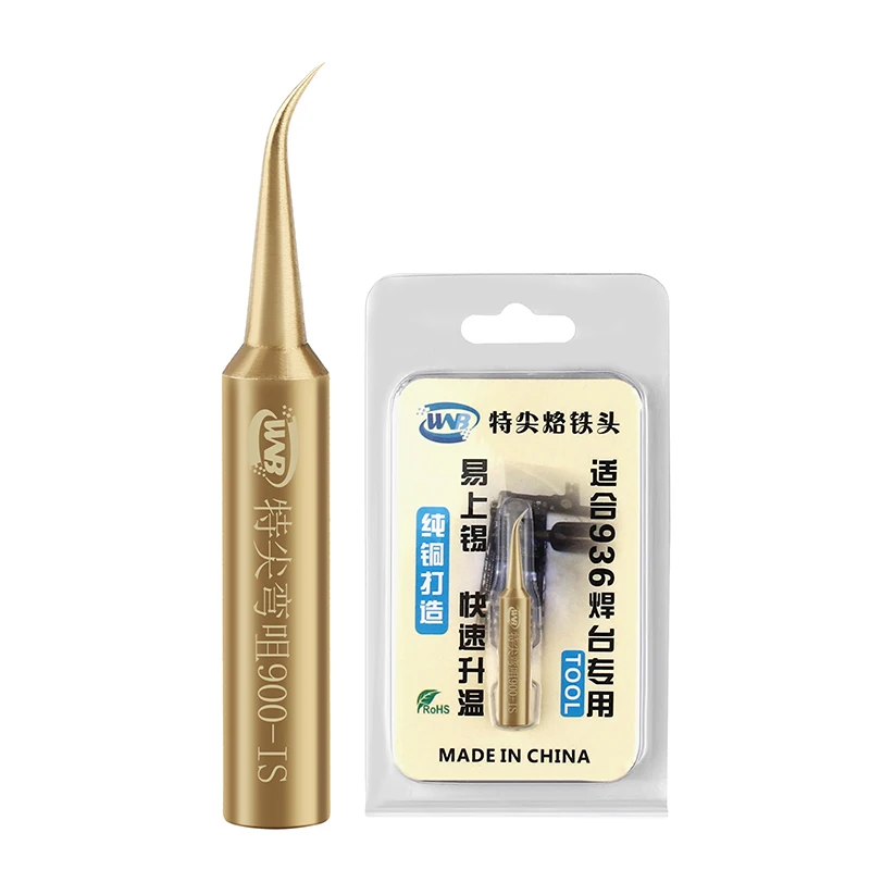 900M-T Soldering Iron ออกซิเจนฟรีทองแดงเคล็ดลับหัวเชื่อมสำหรับ936 Rework Soldering Station BGA ชุดเครื่องมือ