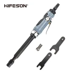 HIFESON 4152 Pneumatic Extension Rod Engraving Grinder Wind Grinder Polishing MachineIron Work Metal Grinding Burr Removal