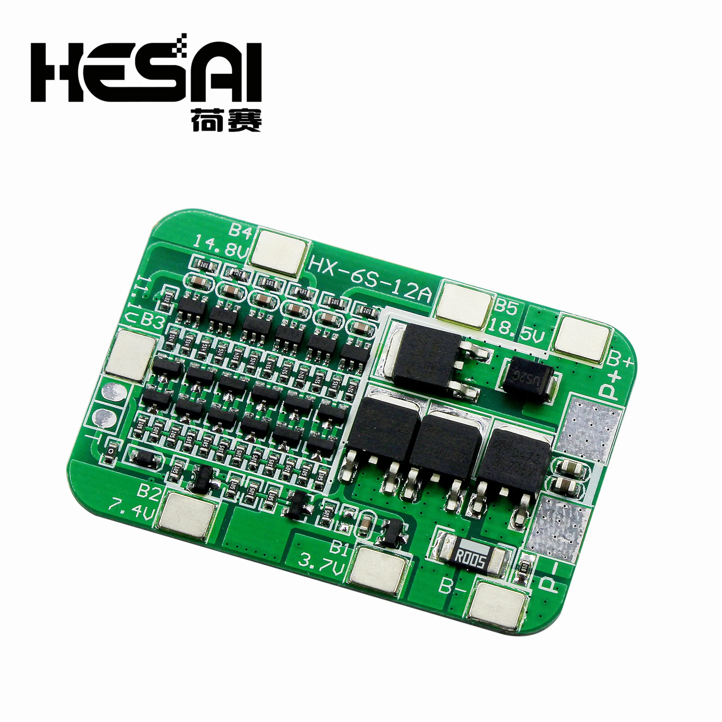 6S 15A 24V PCB BMS Protection Board is Applicable To Six 18650 Lithium Ion lithium Battery Module DIY Kits Smart Electronics