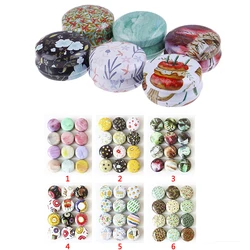 Mini Portable Tin Box Tablet Box Metal Round Pill Box Drug Holder Medicine Tablet Capsule Box Container Storage Travel Random