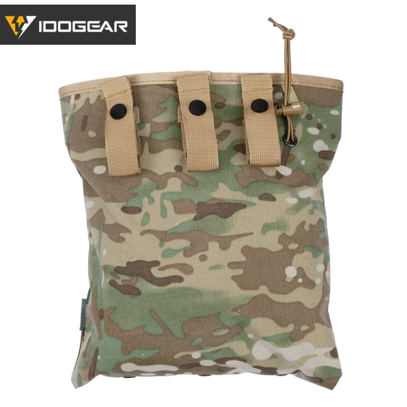 IDOGEAR MOLLE Magazine Dump Pouch Tactical Mag Drop Pouch Recycling Bag Storage Bag 3550