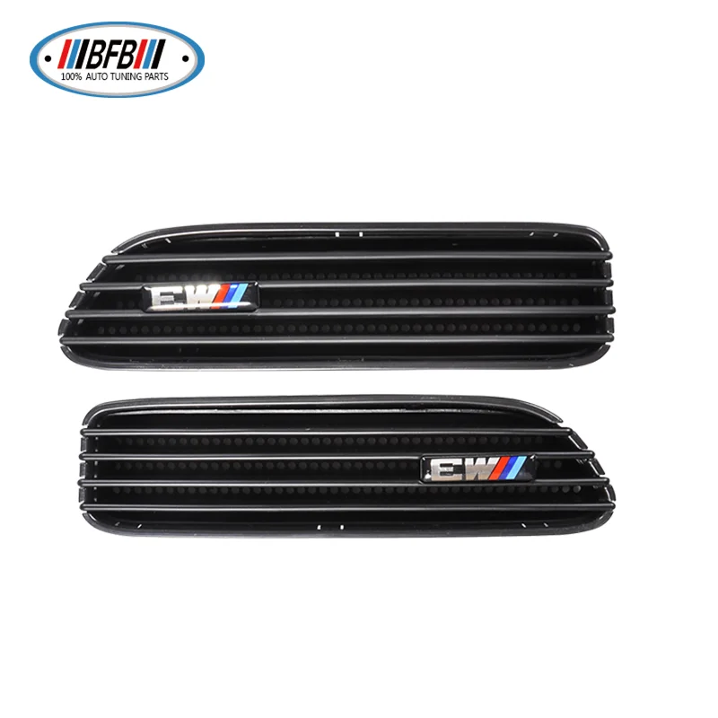 

BFB ABS Matt Black Side Vent Grille Cover For BMW E90 E46 M3 2005--2012 Front Fender Decoration Trim